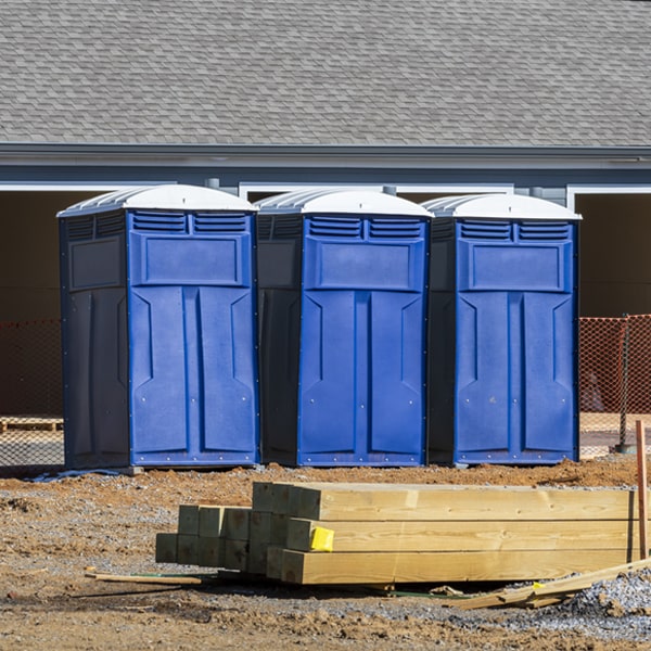 what is the maximum capacity for a single porta potty in Little Round Lake Wisconsin